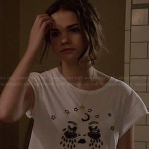 Elin Moon Tears Top by Brain Foetus at Brandy Melville